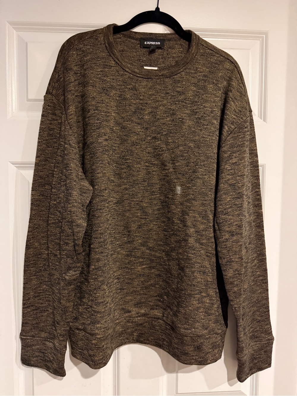 Express Men's Marled Crewneck Sweater